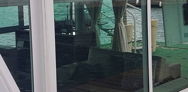 Senadores fazem sabatina 'informal' com Alexandre de Moraes em barco 1 barco