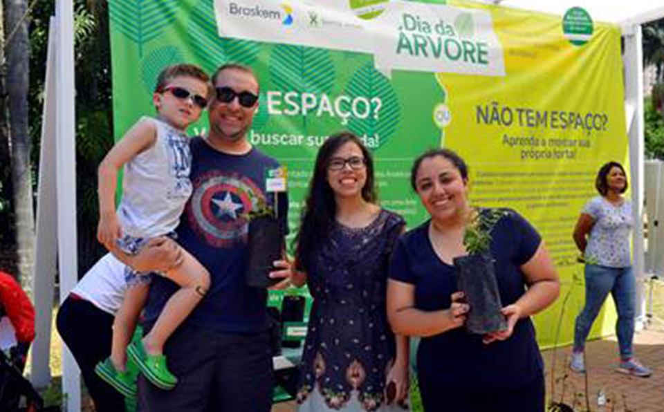 Doação de mudas em Santo André 1 braskem