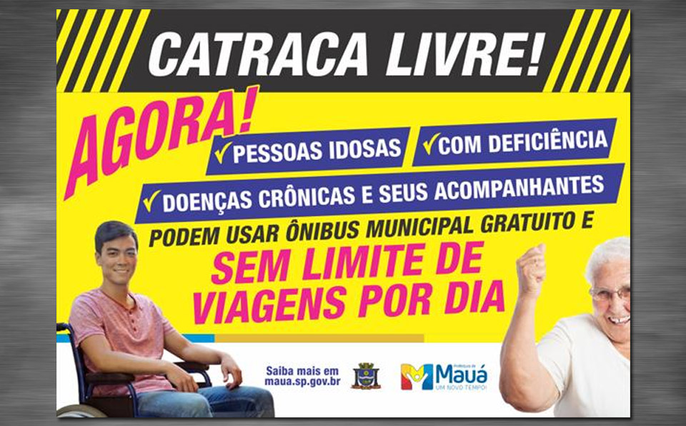 Mauá garante catraca livre para idosos, deficientes e doentes crônicos 1 maua catraca livre