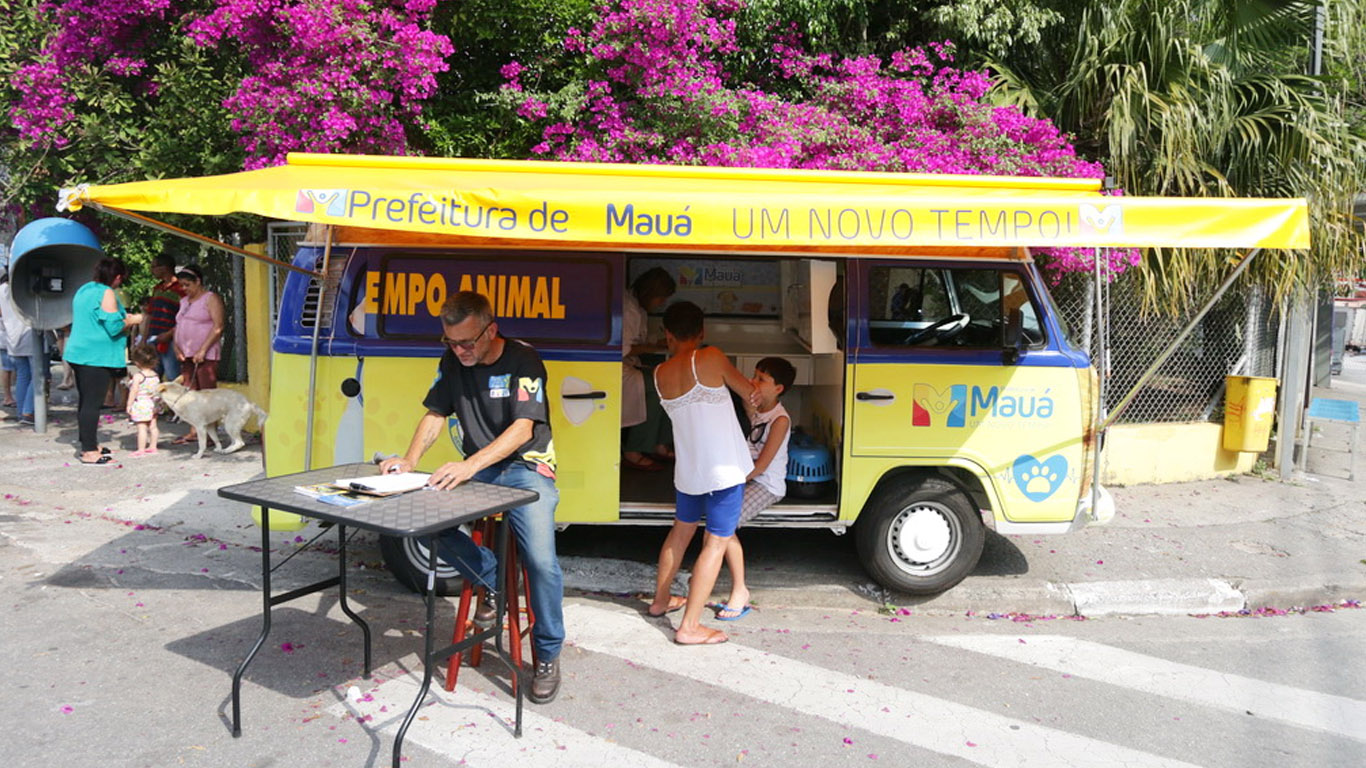 Vila Carlina recebe van do Poupatempo Animal 1 poupa tempo animal mauá