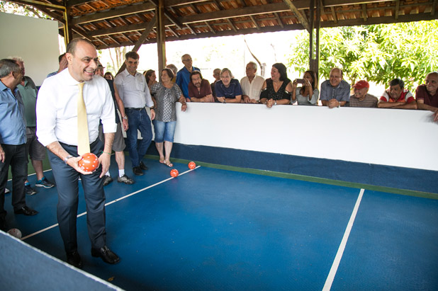 Prefeitura entrega cancha de bocha no Parque Santa Maria totalmente revitalizada 1 Prefeitura entrega cancha de bocha no Parque Santa Maria totalmente revitalizada