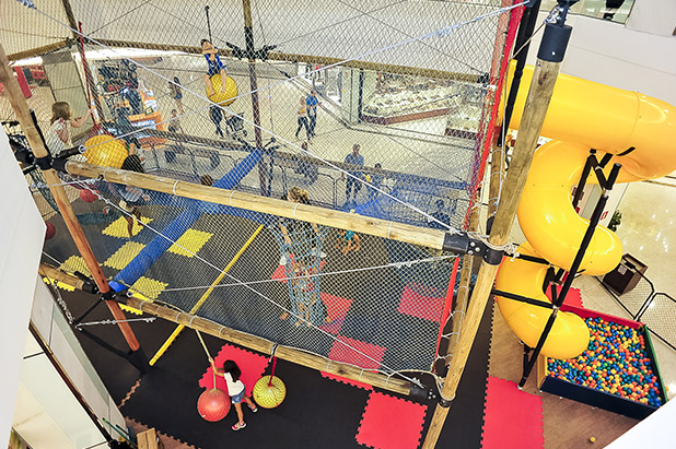 Shopping ABC recebe espaço recreativo Redes Divertidas