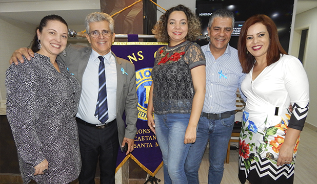 Evento do Lions Santa Maria S.C.S, onde o Doutor Celso Marzano, realizou palestra sobre o Novembro Azul (prevenção do câncer de próstata). 3 lions sta maria4