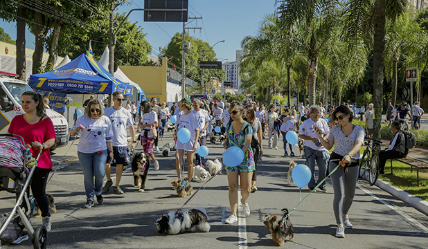 Cãominhada promovida pela Prefeitura de São Caetano do Sul alerta sobre importância de posse responsável 1 Cãominhada promovida pela Prefeitura de São Caetano do Sul alerta sobre importância de posse responsável