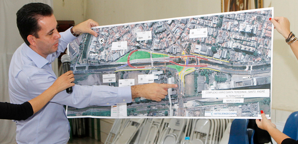 Santo André assina contrato para elaboração de projetos do Complexo Viário Santa Teresinha 1 Santo André assina contrato para elaboração de projetos do Complexo Viário Santa Teresinha