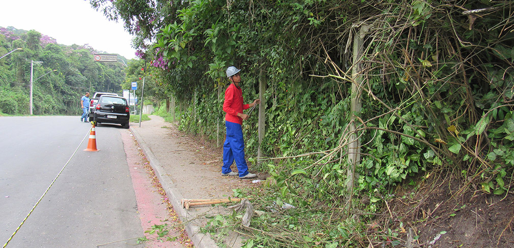 Semasa inicia cercamento de parte da área do Parque do Pedroso 1 Semasa inicia cercamento de parte da área do Parque do Pedroso