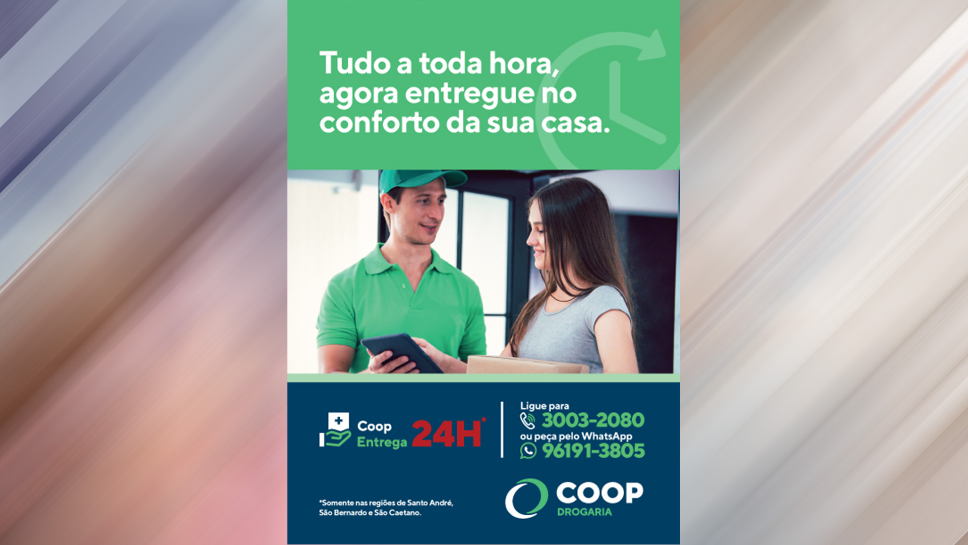 Drogaria COOP em Santo Andre passa operar 24 horas com servico de entrega