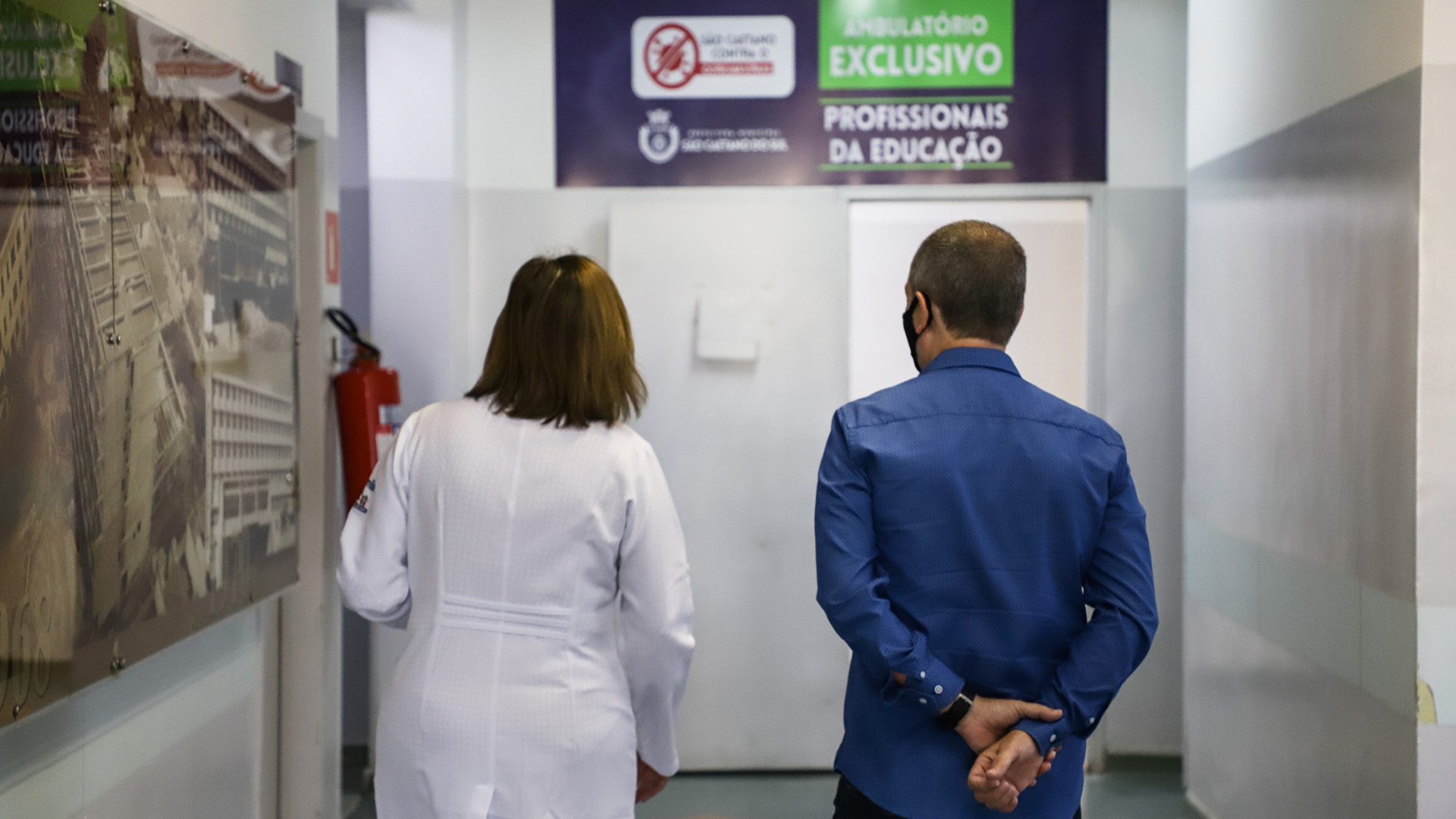 São Caetano inaugura ambulatório para profissionais da Educação e vacina idosos com 77 anos ou mais 1 Sao Caetano inaugura ambulatorio para profissionais da Educacao e vacina idosos com 77 anos ou mais2