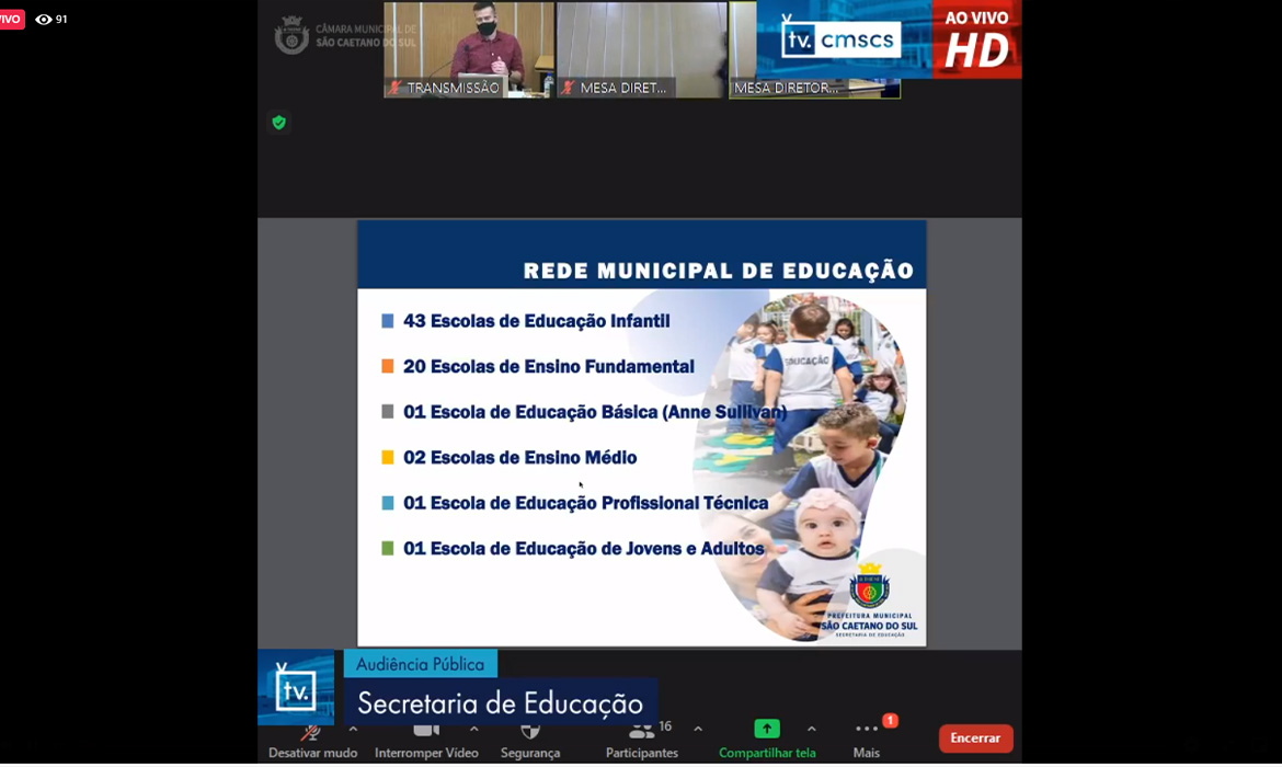 Educação municipal de São Caetano presta contas em audiência pública transmitida da Câmara Municipal 3 Educacao municipal de Sao Caetano presta contas em audiencia publica transmitida da Camara Municipal2