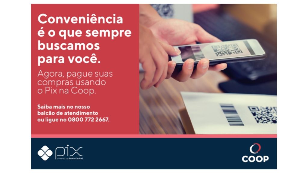 COOP adere ao pagamento via PIX 1 COOP adere ao pagamento via PIX