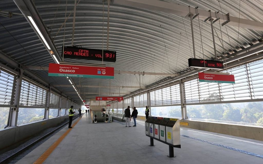 Governo de SP inaugura Estação Mendes-Vila Natal da Linha 9-Esmeralda da CPTM 2 1628643075816