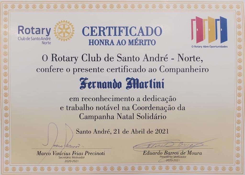Rotary Santo André Norte faz homenagem de honra ao mérito para colaboradores da gestão 2020/2021 3 homenagemfernandomartini28129717023958000733507.