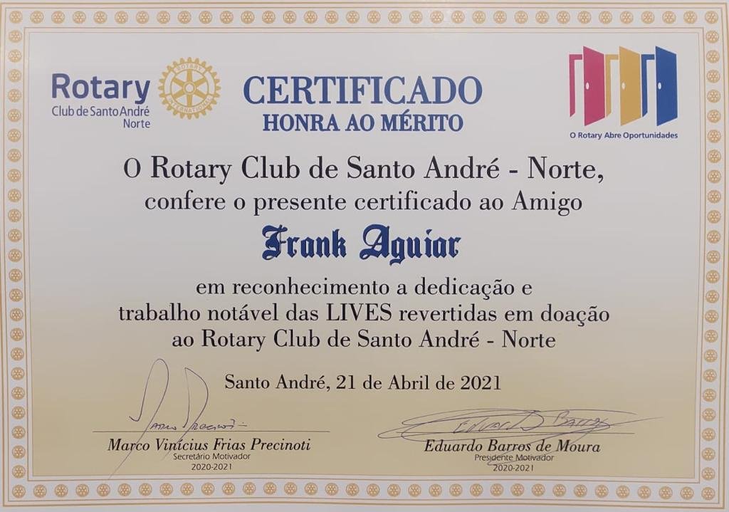 Rotary Santo André Norte faz homenagem de honra ao mérito para colaboradores da gestão 2020/2021 2 homenagemfrankaguiar281291092196397652808376.