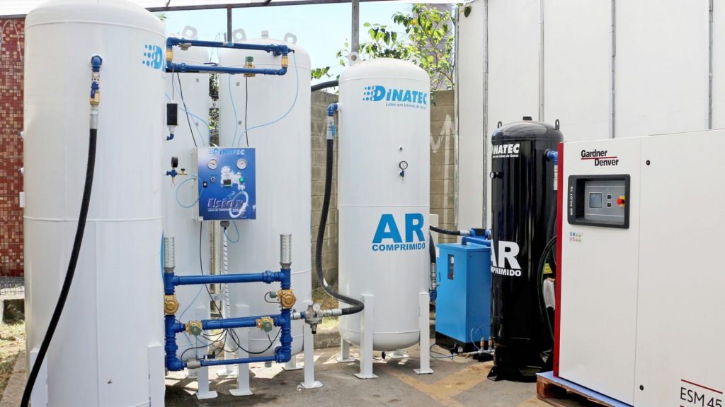 AME Santo André instala usina de oxigênio e amplia oferta de leitos no Hospital de Campanha