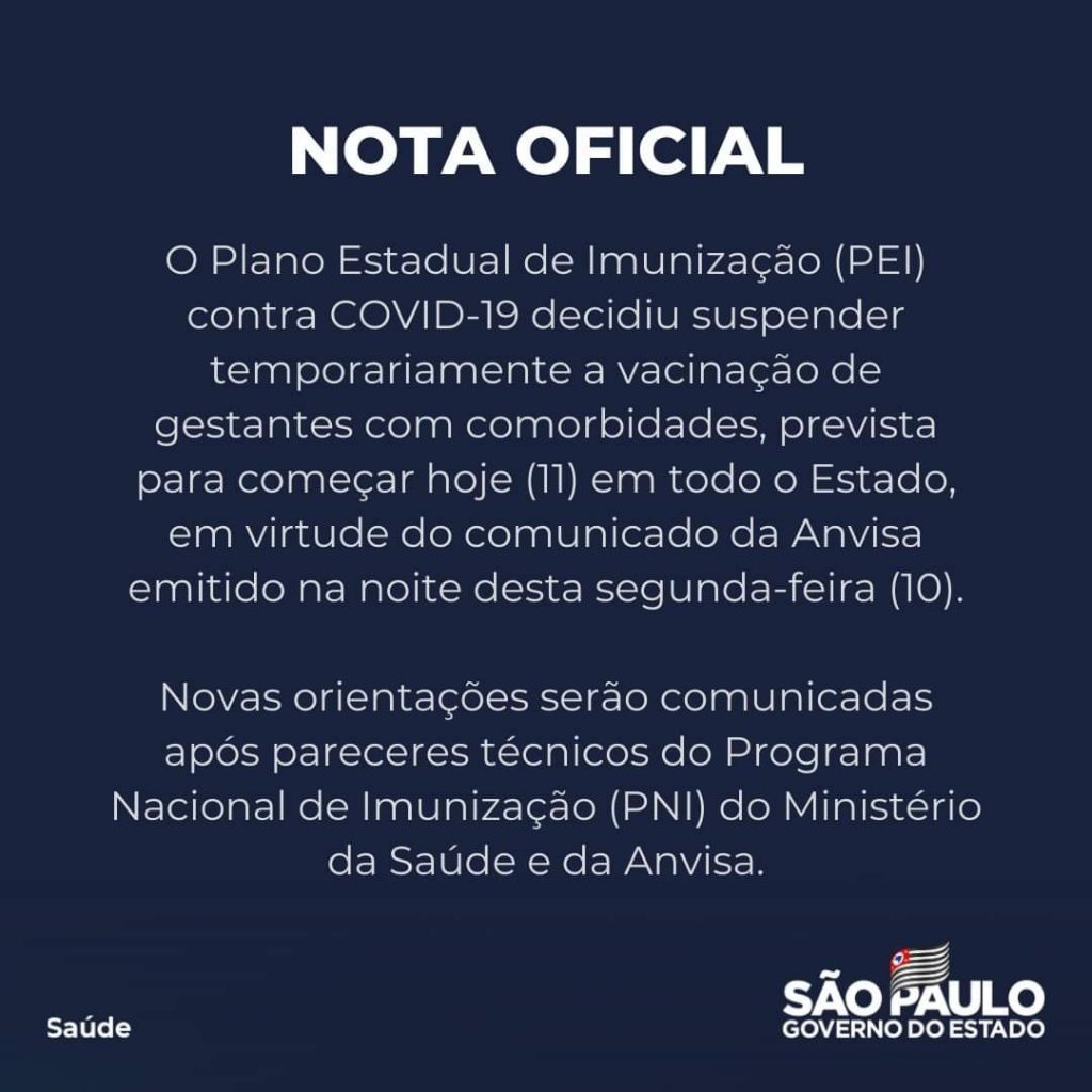 Vacinação de gestantes com comorbidades está suspensa temporariamente 1 fb img 1620743306267690602530013053673