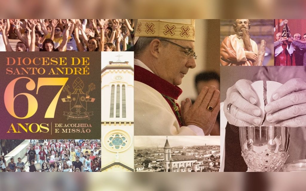 Acolhedora e Missionária! Diocese de Santo André celebra 67 anos com Santa Missa nesta quinta (22)
