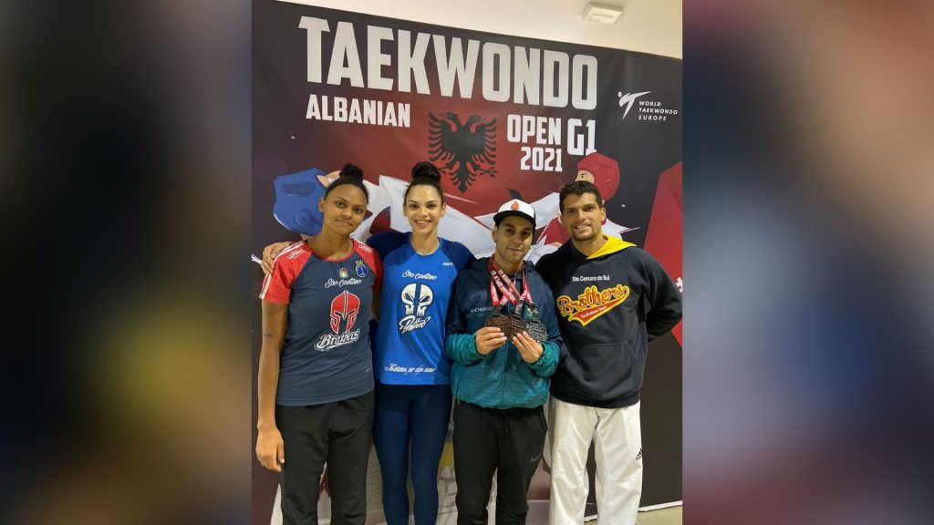 Taekwondistas de São Caetano conquistam medalhas em torneio europeu visando as Olimpíadas de Paris