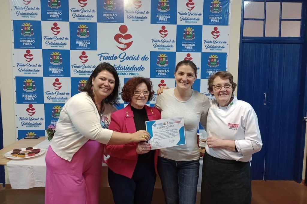 Fundo Social de Ribeirão Pires forma mais duas turmas de gastronomia 1 Fundo Social de Ribeirão Pires forma mais duas turmas de gastronomia
