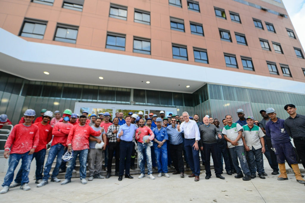 Na reta final, futuro Hospital da Mulher de São Bernardo terá 170 leitos e instalações modernas para atender a população 1 Na reta final, futuro Hospital da Mulher de São Bernardo terá 170 leitos e instalações modernas para atender a população