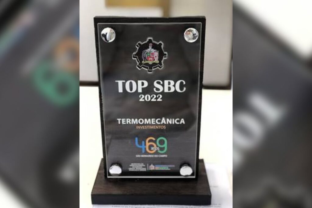 Termomecanica é reconhecida pelo Prêmio Top SBC 2022 1 Termomecanica é reconhecida pelo Prêmio Top SBC 2022