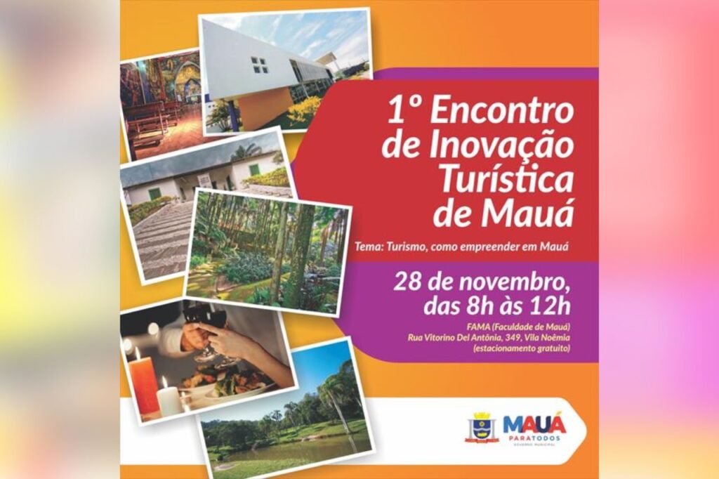 Prefeitura de Mauá promove evento sobre inovação turística