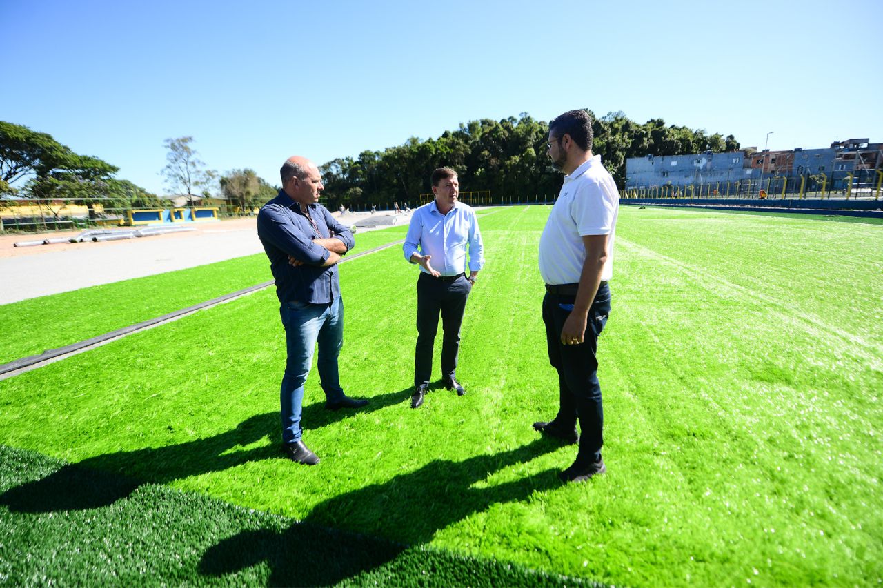 Reforma do campo do Batistini, em São Bernardo, entra em fase final ABC Agora Reforma do campo do Batistini, em São Bernardo, entra em fase final ABC Agora