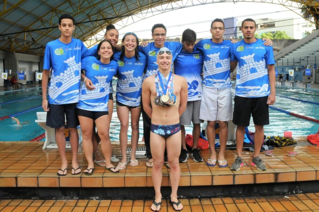 Nadador se consagra campeão brasileiro e coloca Santo André no alto do pódio 2 Nadador se consagra campeão brasileiro e coloca Santo André no alto do pódio
