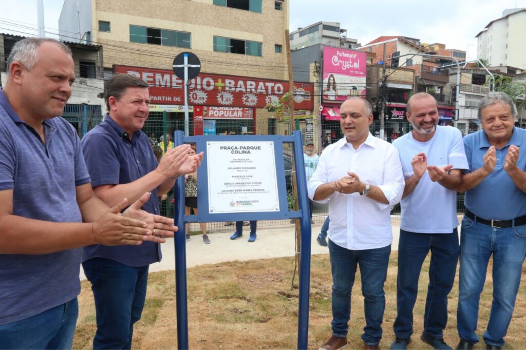 No Jardim Colina, prefeito Orlando Morando entrega 59ª Praça-Parque de São Bernardo 1 No Jardim Colina, prefeito Orlando Morando entrega 59ª Praça-Parque de São Bernardo