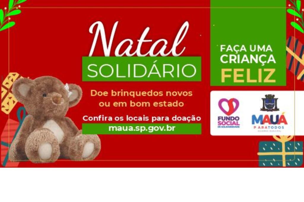 Prefeitura de Mauá lança o Natal Solidário
