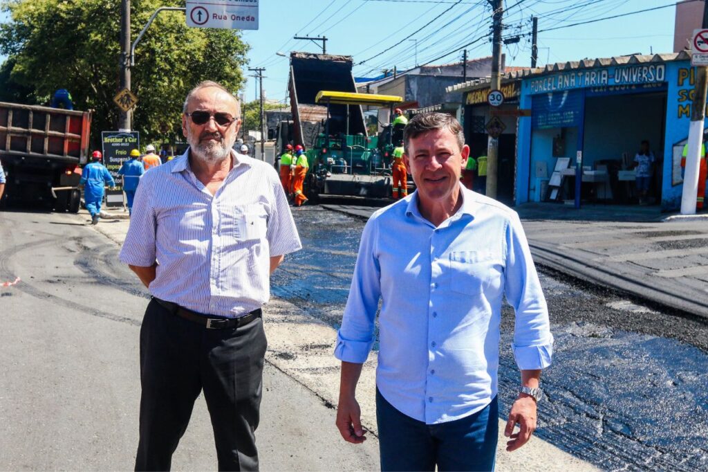 Em São Bernardo, obras de recapeamento da Av. Robert Kennedy e Ponte Estaiada entram em nova fase 1 Em São Bernardo, obras de recapeamento da Av. Robert Kennedy e Ponte Estaiada entram em nova fase