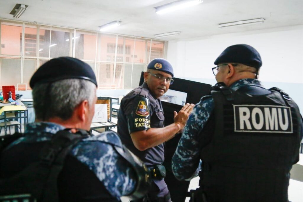 Guarda Civil Municipal de São Caetano realiza treinamento tático integrado com a Polícia Militar