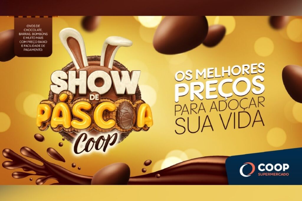 Na Páscoa, COOP prevê crescimento de 10% nas vendas 1 Na Páscoa, COOP prevê crescimento de 10% nas vendas