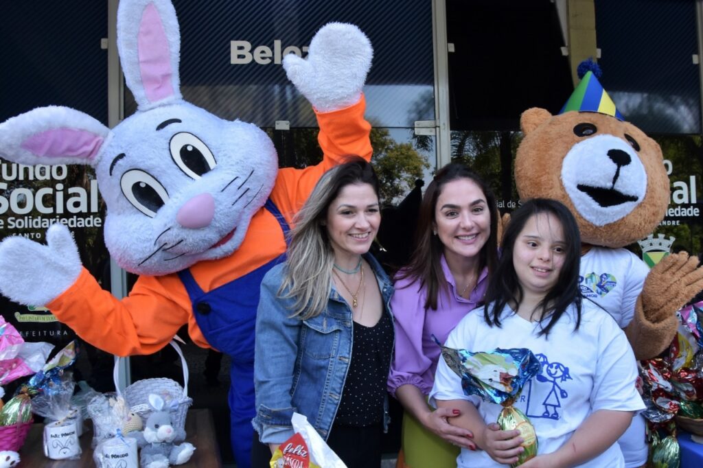 Fundo Social de Santo André distribui 1,5 mil kits de Páscoa para crianças de entidades assistenciais