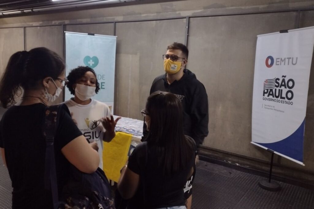 Terminais São Mateus, Santo André, Jabaquara e Diadema recebem ações em apoio ao Abril Azul 1 Terminais São Mateus, Santo André, Jabaquara e Diadema recebem ações em apoio ao Abril Azul