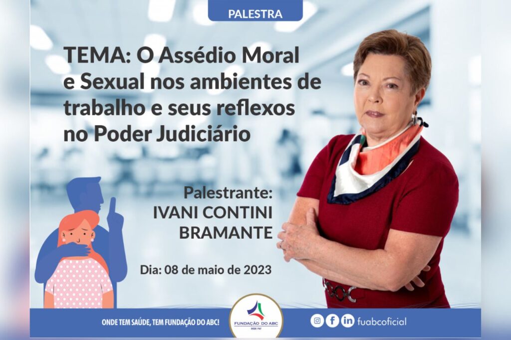 Assédio moral e sexual nos ambientes de trabalho será tema de evento na FUABC 1 Assédio moral e sexual nos ambientes de trabalho será tema de evento na FUABC
