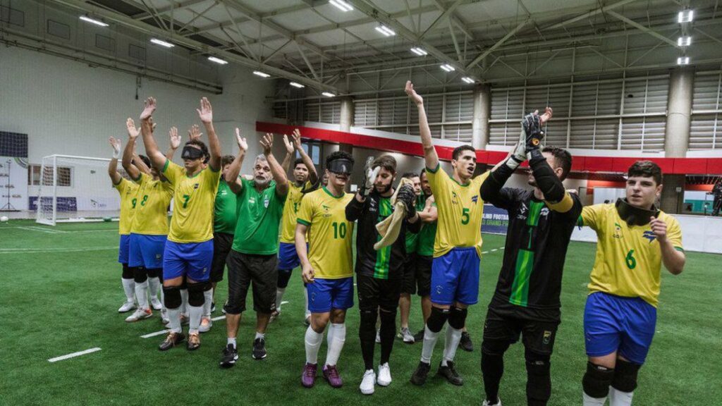 Brasil é bicampeão de Grand Prix Internacional de futebol de cegos - ABC  Agora