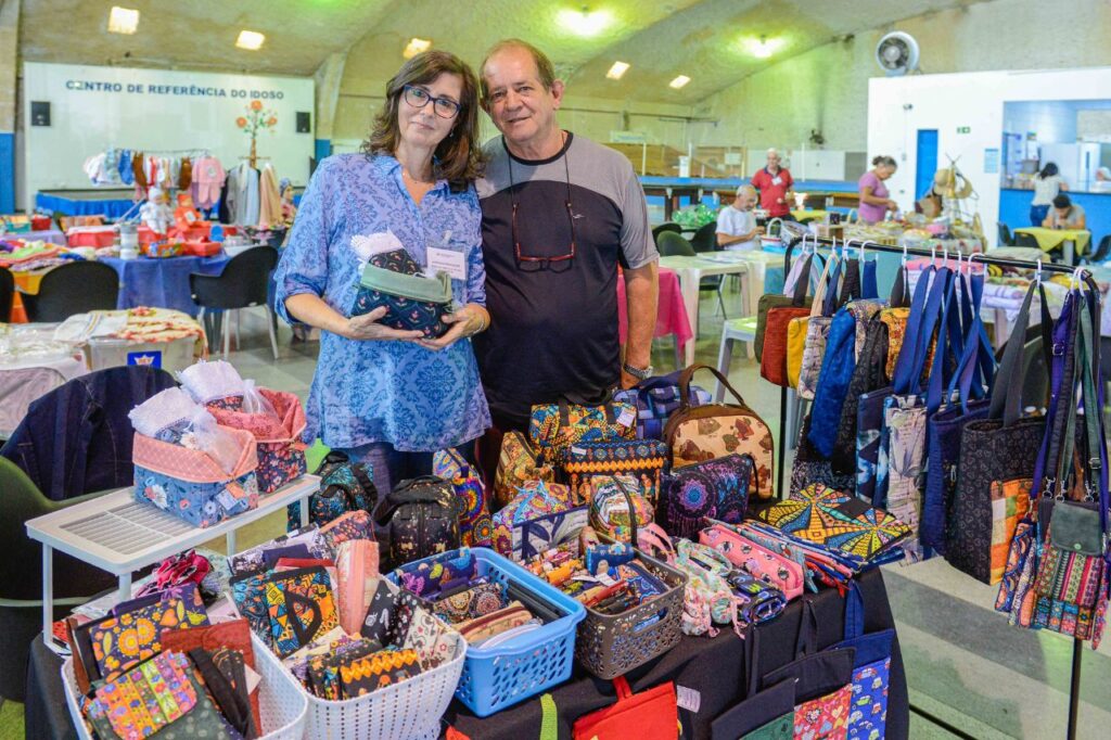 Em São Bernardo, feira de artesanato fomenta atividades voltadas à terceira idade 1 Em São Bernardo, feira de artesanato fomenta atividades voltadas à terceira idade