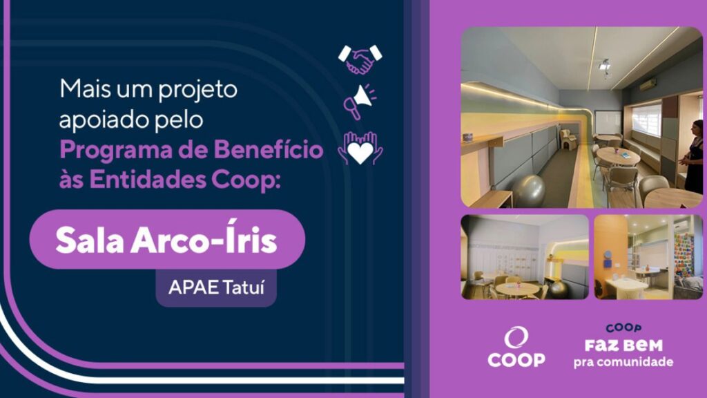 APAE de Tatuí entrega novo espaço de atendimento com apoio da COOP 1 APAE de Tatuí entrega novo espaço de atendimento com apoio da COOP