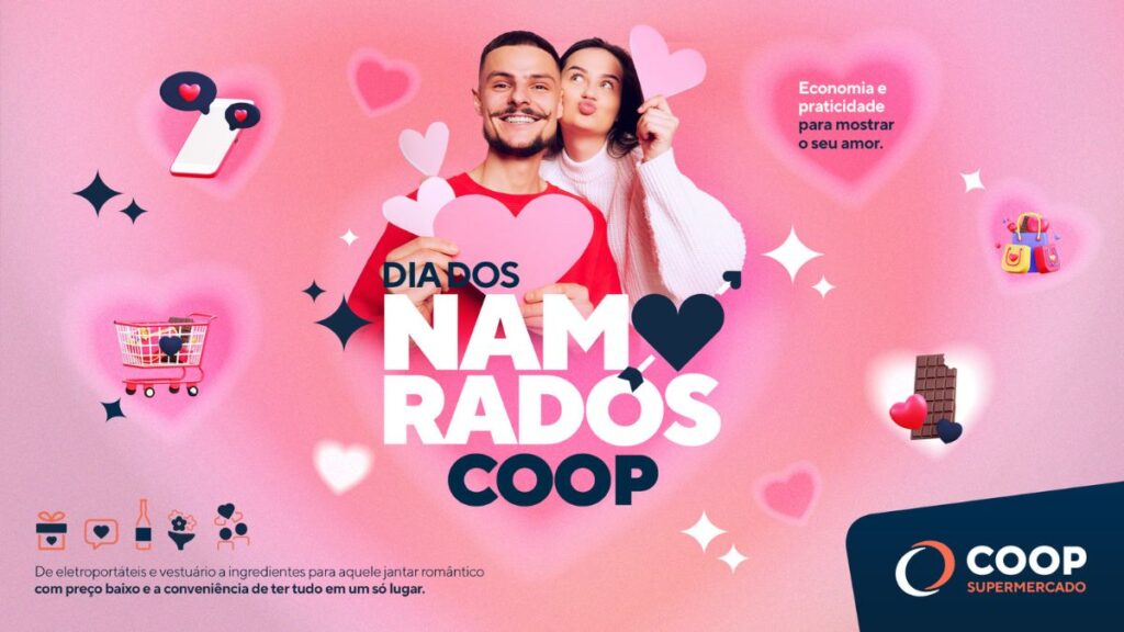 COOP realiza ação para o Dia dos Namorados 1 COOP realiza ação para o Dia dos Namorados