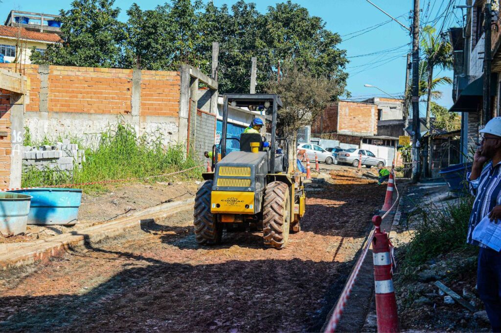 Em São Bernardo, obras de infraestrutura do Alvarenguinha atingem 50% de execução