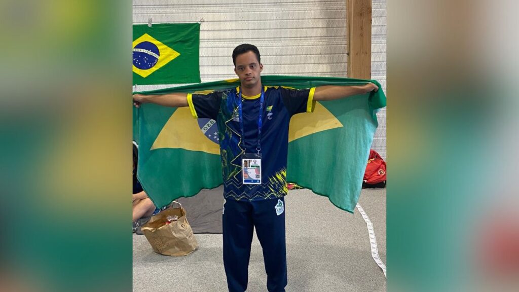 Paratleta de São Caetano com Síndrome de Down conquista três medalhas no Virtus Global Games de Paris 2 Paratleta de São Caetano com Síndrome de Down conquista três medalhas no Virtus Global Games de Paris