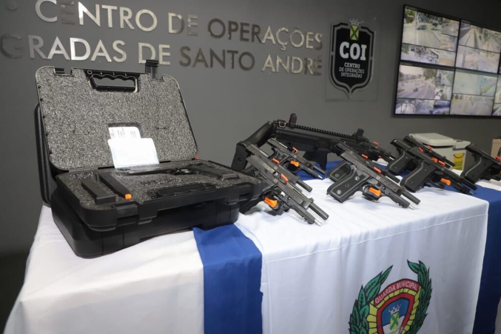 GCM de Santo André recebe novo armamento para reforçar as ações de segurança 1 GCM de Santo André recebe novo armamento para reforçar as ações de segurança