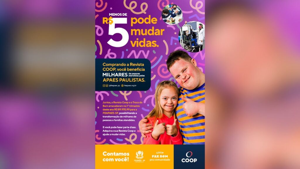 Programas sociais da COOP repassam R$ 78 mil para a APAE 1 Programas sociais da COOP repassam R$ 78 mil para a APAE