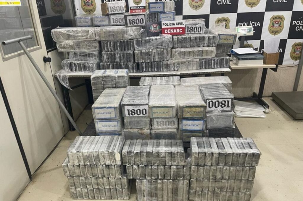 Denarc apreende 1,2 tonelada de cocaína avaliada em mais de R$ 30 milhões