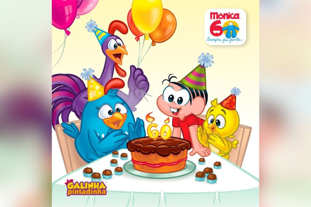 Mauricio de Sousa Produções recebe homenagem da Galinha Pintadinha nos 60 anos da personagem Mônica 1 Mauricio de Sousa Produções recebe homenagem da Galinha Pintadinha nos 60 anos da personagem Mônica