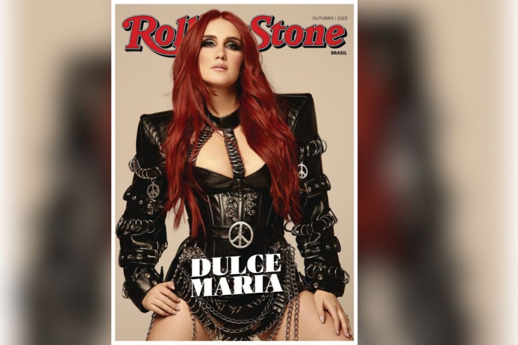 Em segunda capa da Rolling Stone, Dulce María usa look de brasileira e se mostra mais rockeira do que nunca