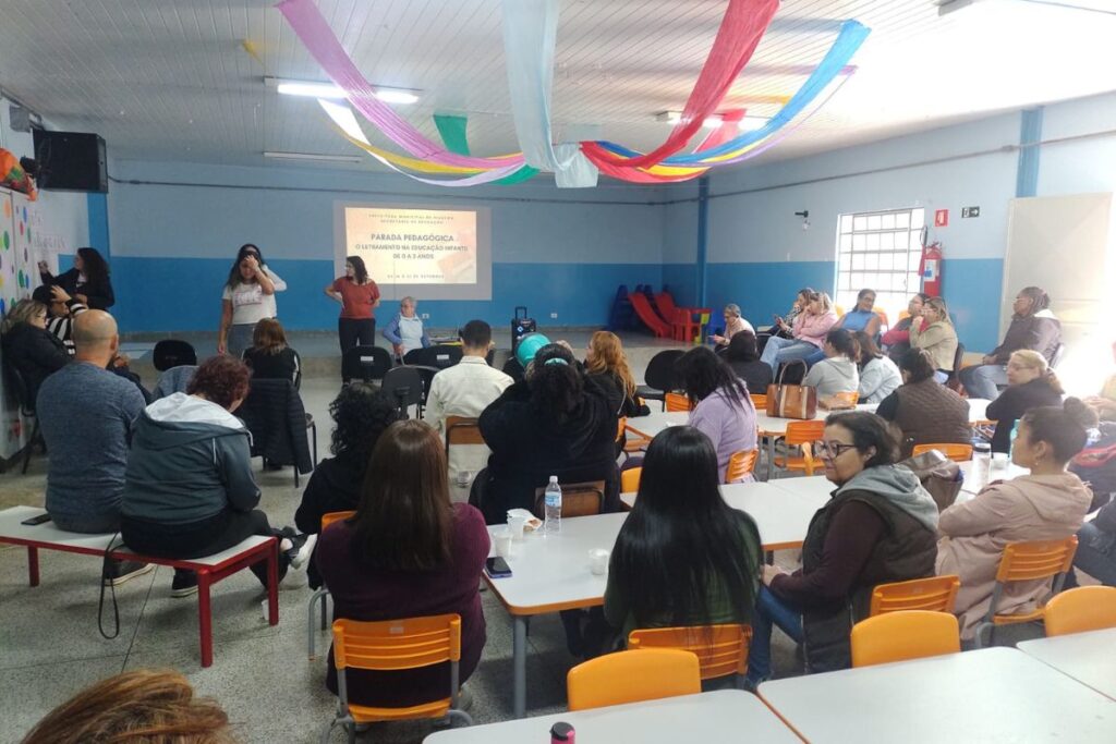 Parada Pedagógica qualifica o trabalho na Educação Infantil de Diadema
