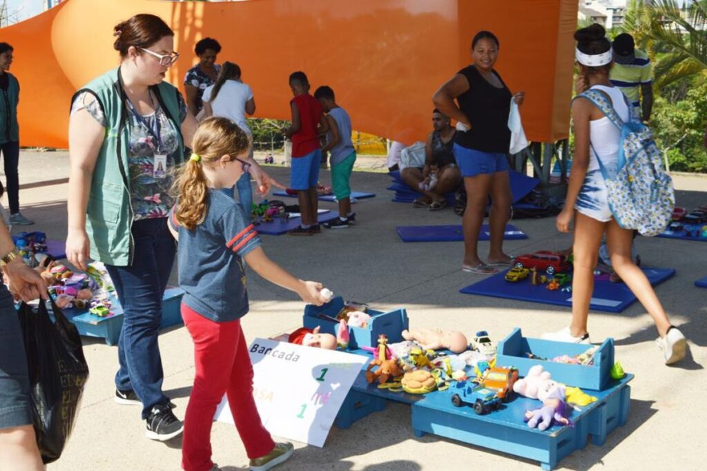 Parque Central recebe 4ª Feira de Troca de Brinquedos neste domingo