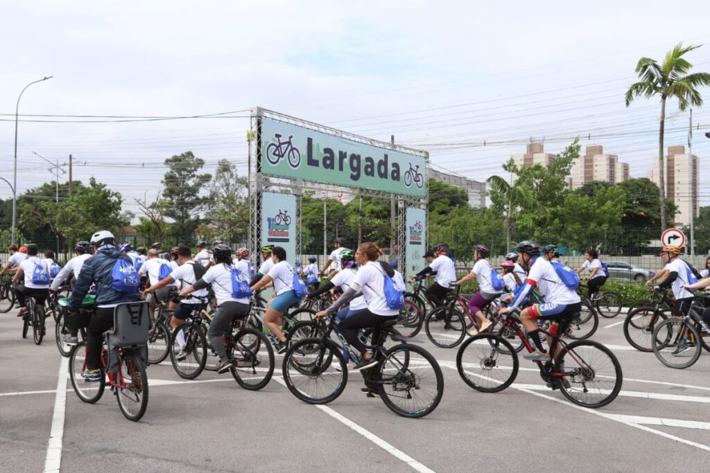 1ª Passeio Ciclístico USCS - Park Shopping São Caetano reúne mais de 1.000 participantes