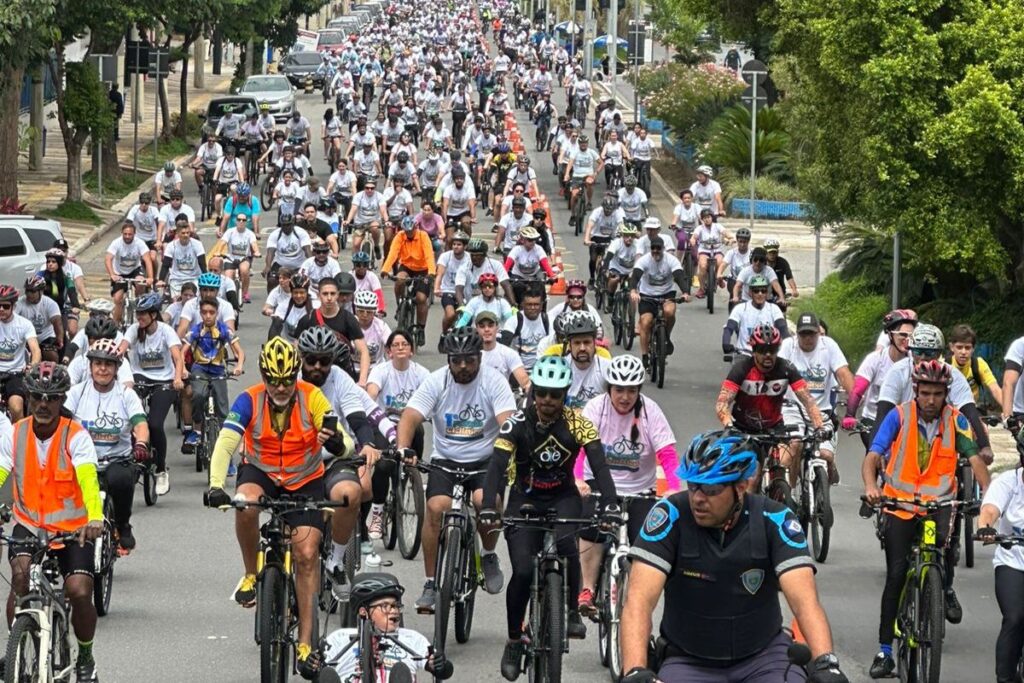 1ª Passeio Ciclístico USCS - Park Shopping São Caetano reúne mais de 1.000 participantes